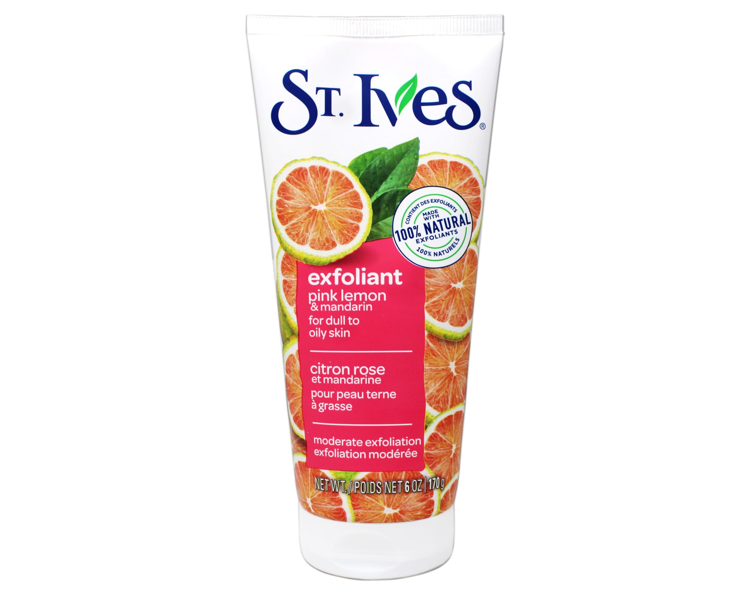 Product image of St. Ives Radiant Skin Face Scrub Pink Lemon and Mandarin Orange 6 oz 6 oz